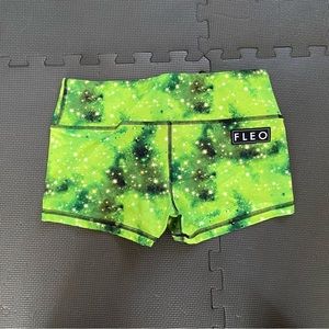 Fleo Green Athletic Shorts